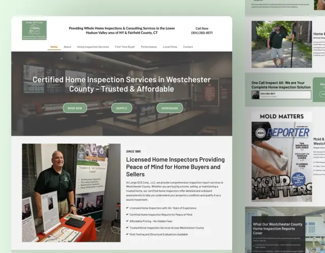 Longs GCS Corp website design